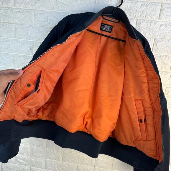 Schott NYC MA-1 Bomber Jacket – Classic Flight Jacket (Men's M) - Picture 6 of 8